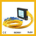 1X8 Single Mode Mini Módulo ABS Cassette Gpon FTTH Fibra Óptica PLC Splitter